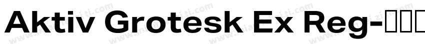 Aktiv Grotesk Ex Reg字体转换